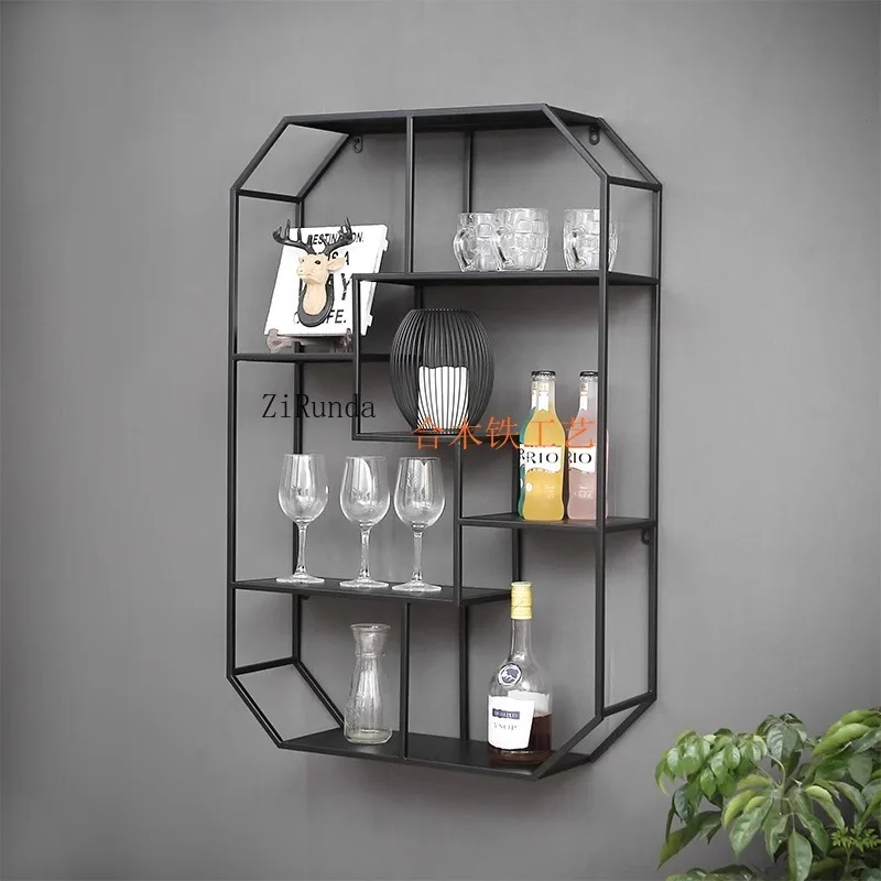 الإبداعية غرفة المعيشة خزانة شعرية القرص المضغوط رف النبيذ رف غرفة نوم معلقة خزانة الأثاث