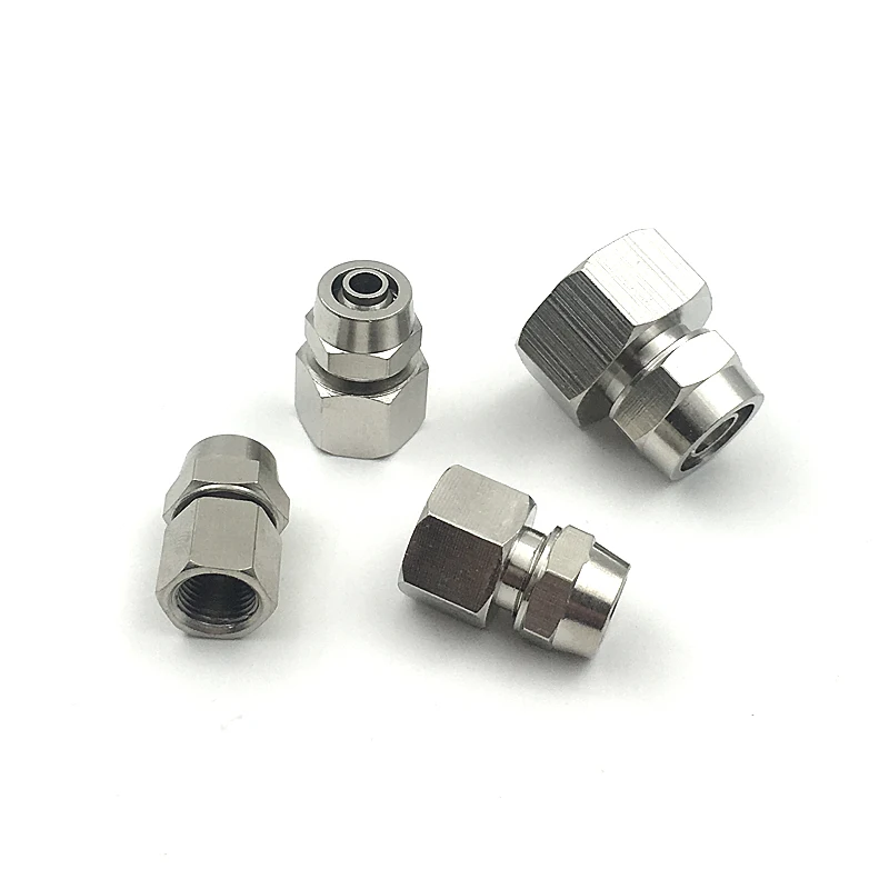 1 peça klcf 4-12mm od tubo pneumático acessórios de torção rápida 1/8 "1/4" 3/8 "1/2" rosca fêmea mangueira de ar conector de acoplador de junta rápida