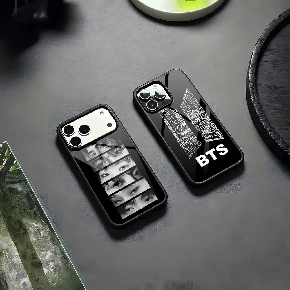 Противоударный чехол Bulletproof B-bts-BOYS из силикона и поликарбоната (PC+TPU) для iPhone 17, 16, 14, 11, 12, 15, 13 Pro Max, 8, 7, 6 Plus, X, SE, XR, жесткий чехол