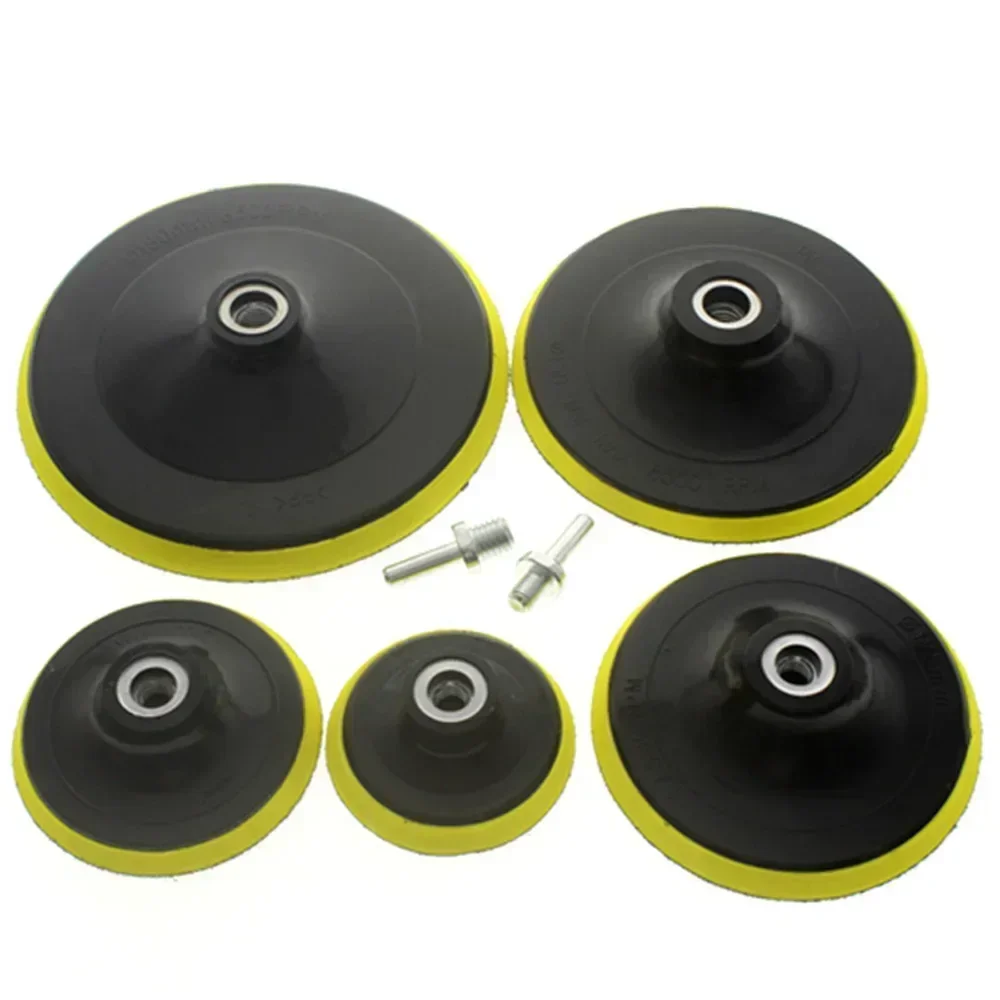 3/4/5/6/7 Inch Car Polishing Pad - Self-Adhesive Disc & Drill Shaft for Car Paint Care Detailing For Polisher Drill NE