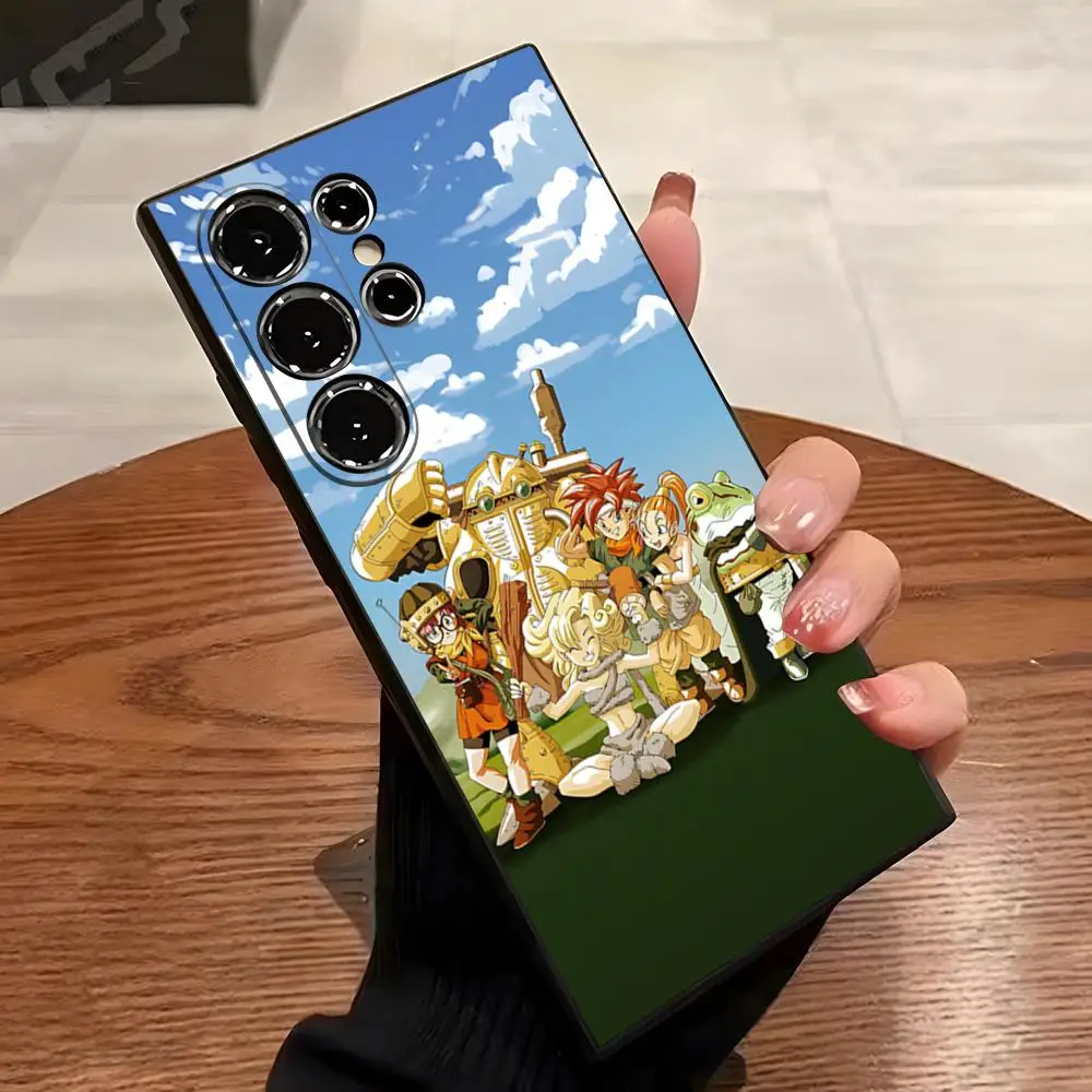 Capa de Telefone C-Chrono Trigger para Samsung S26 S25 Edge S24 S23 S22 S21 S20 Ultra Plus Fe Galaxy A54 A53 A34 A25 A16