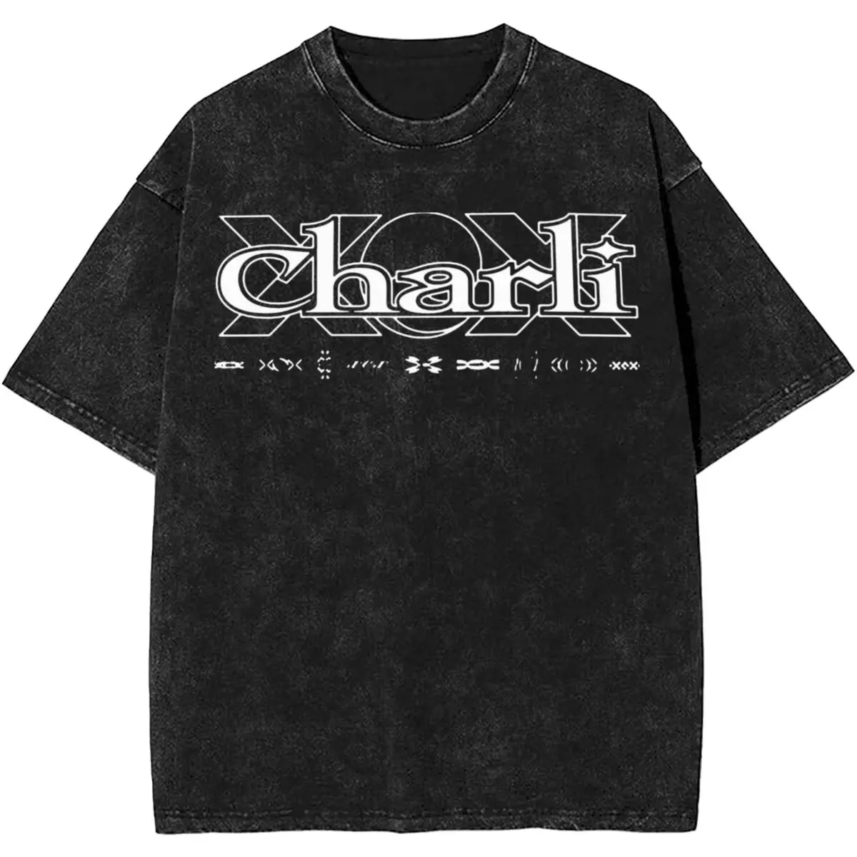 

Hip Hop Charli XCX England Singer 2024 Music Tour Apparel T Shirts Washed Style Men Women T-Shirt Retro Top Tees Streetwear