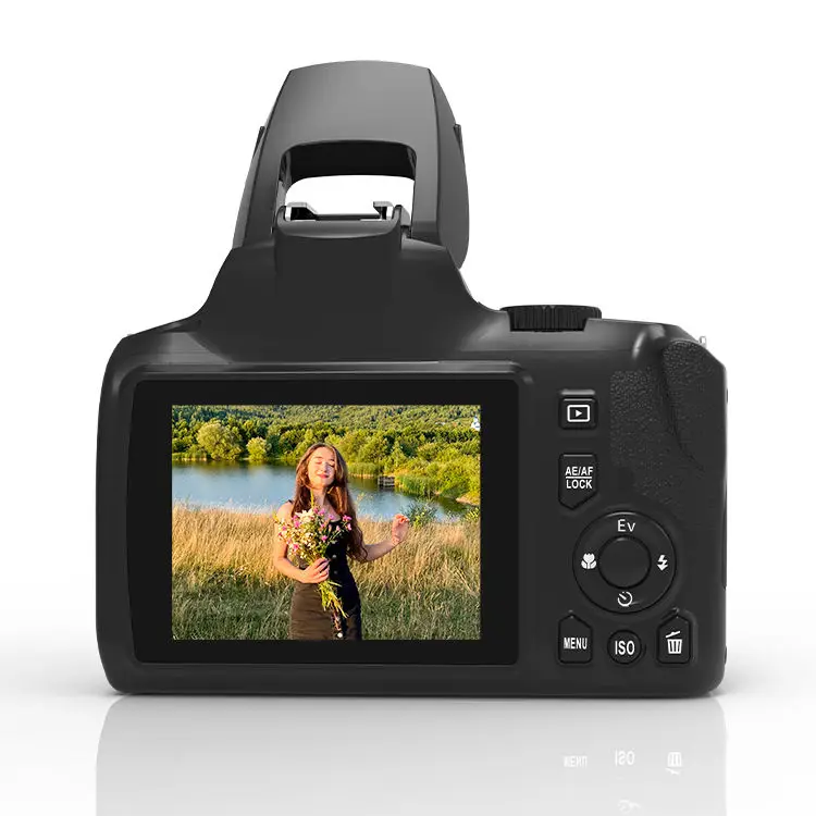 YYHC- 4k DSLR Digital Camera with 10x Optical Zoom and 3.0'' Color Display