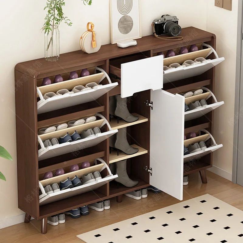 

Vertical Slippers Shoe Cabinet Modern Designer Luxury Living Room Display Storage Shoe Shelf Organizer Muebles Hotel Furniture
