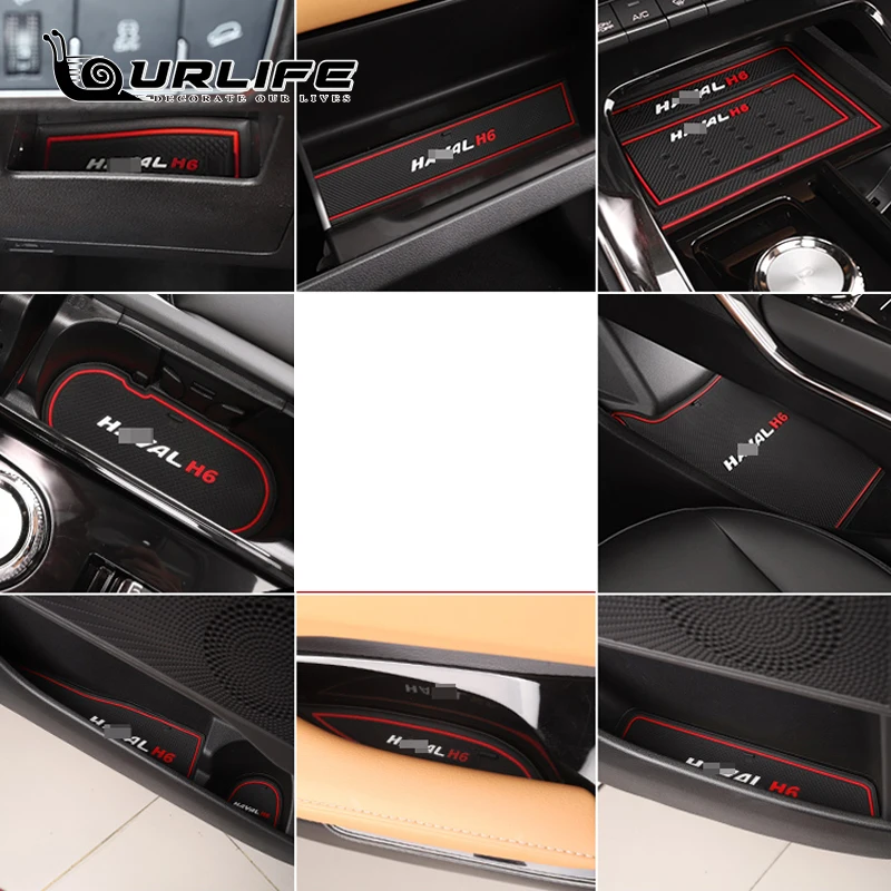 حشية فتحة باب السيارة Haval H6, 3TH GT, 2021 2022 2023, سيليكون مضاد للانزلاق, مضاد للتسخ, متين, اكسسوارات الديكور الداخلي