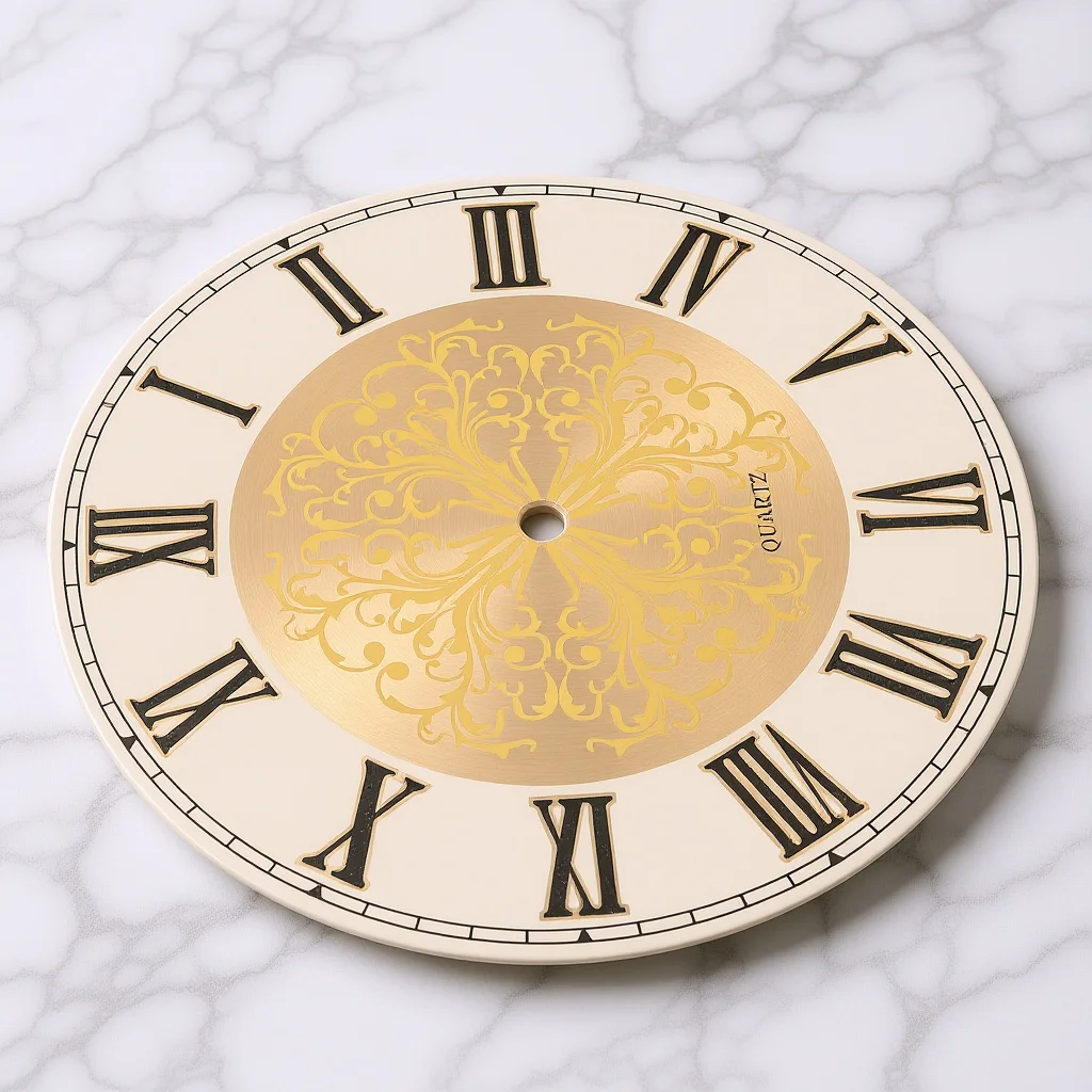 

Replacement Iron For Iron Plate Diy Wall Clock Replacement Diy Round Dial Disc Dial Smooth Edge Clock Accessories