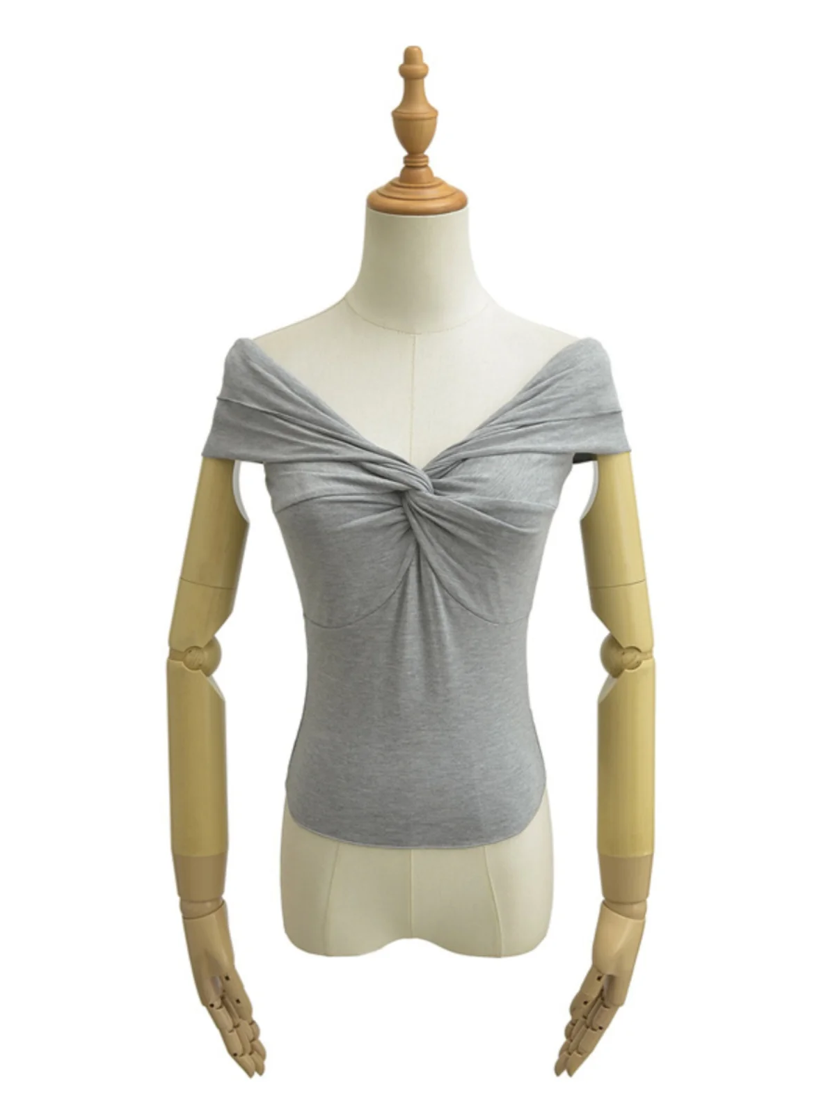 الصيف رقيقة ort Sve تي شيرت المرأة مثير عقدة واحدة الكتف أعلى الشارع Sle عارضة Faion الملابس العصرية