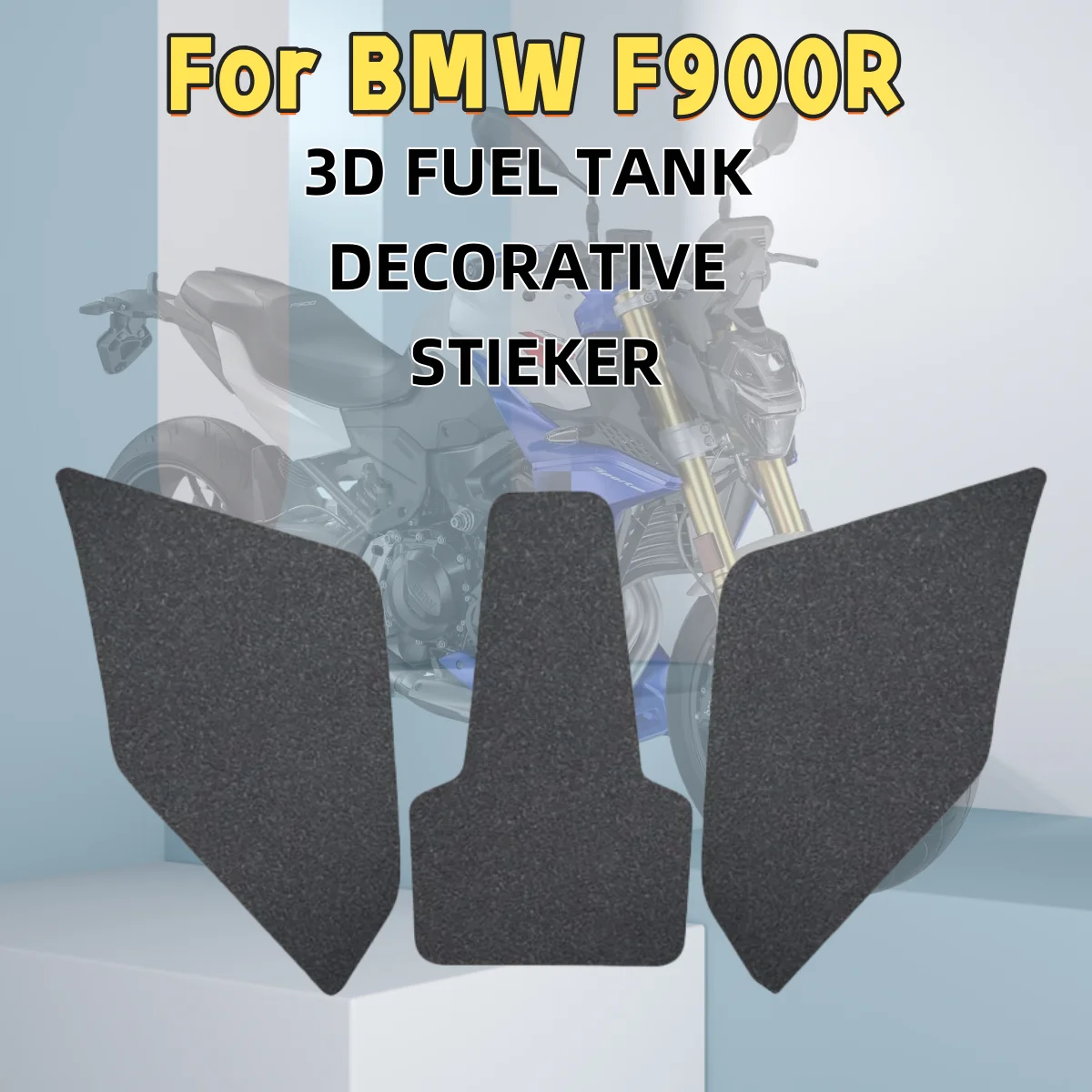 

For BMW F900R F900XR F 900 R XR 2020 2021 2022 2023 Motorcycle Anti Slip Sticker Tank Traction Pad Side Knee Grip Protector