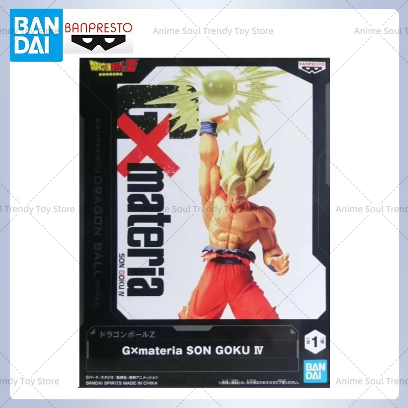 

Оригинальные фигурки куклы BANDAI BANPRESTO G materia Son Goku Рисунок Аниме Dragon Ball Z Super Saiyan ActionCollection Модель игрушки