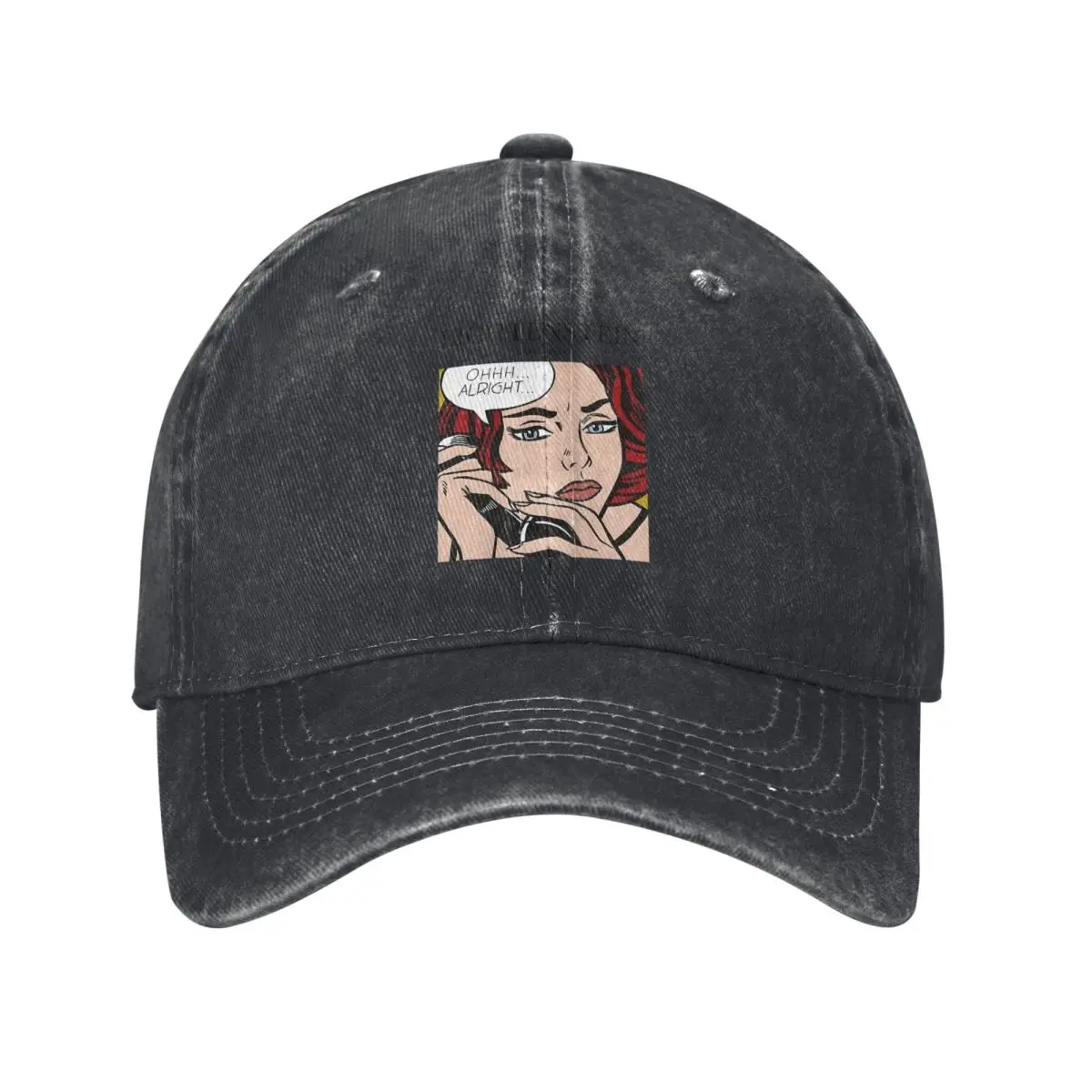 

Roy Lichtenstein, 'Ohhh...Alright' demin Trucker Hat Durable for All Seasons Men's Hats Men's Baseball Cap