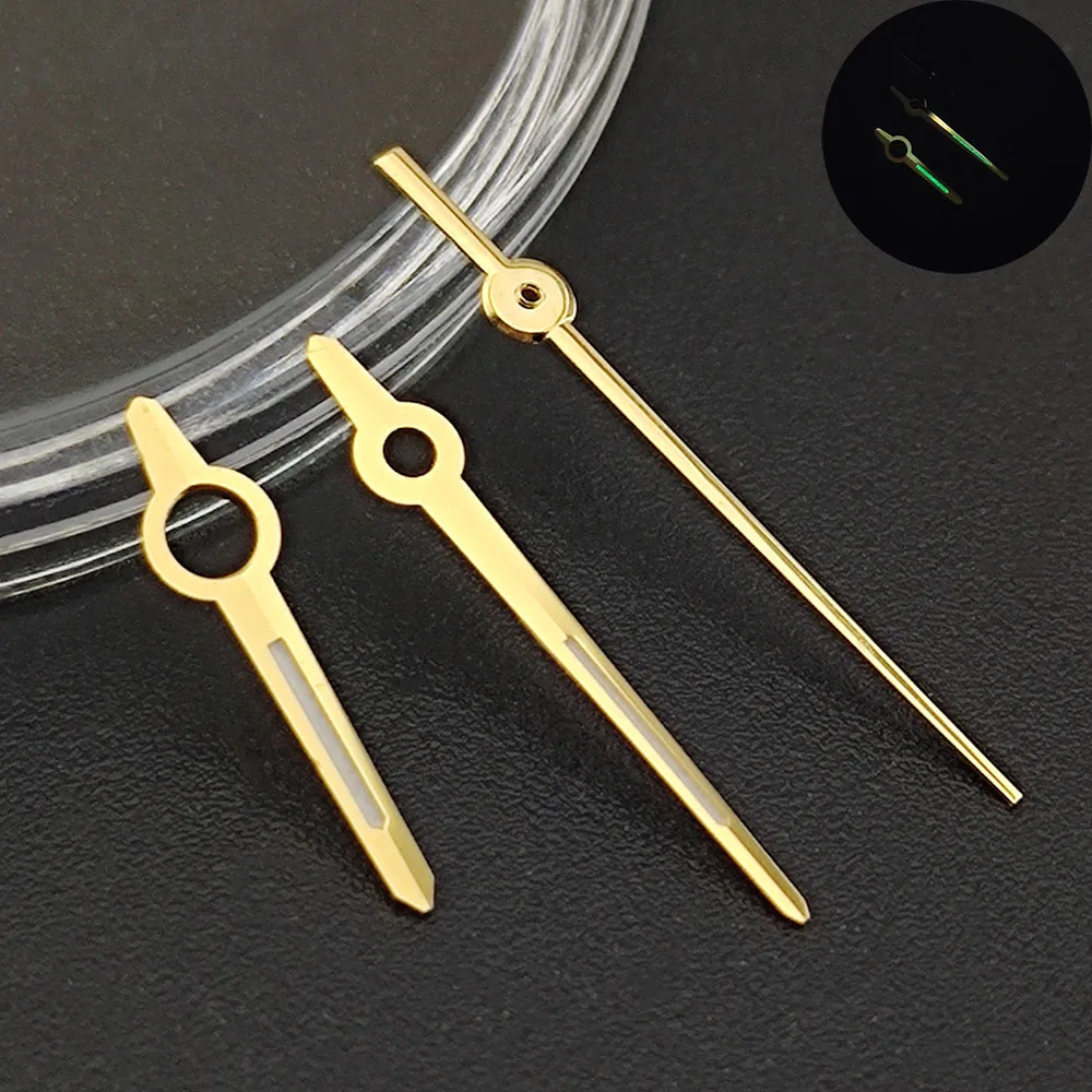 Watch hands green luminous hands fit NH35 NH36 ETA 2836 2824 Miyota 8205 8215 821A Mingzhu DG 2813 3804 movement