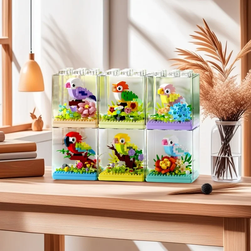 190+ PCS Mainan Blok Bangunan  - Plant Parenthood ulasan dan harga
