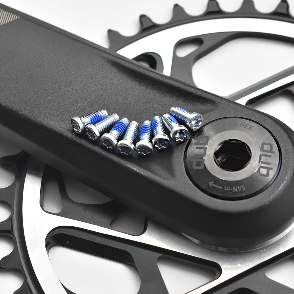 KRSEC 1 حزمة T20 توركس 8 مسامير سبائك الصلب المسمار ل دراجة الطريق الجبلية QUARQ منافس AXS قوة الأحمر كرانسيت سلسلة الترباس أجزاء