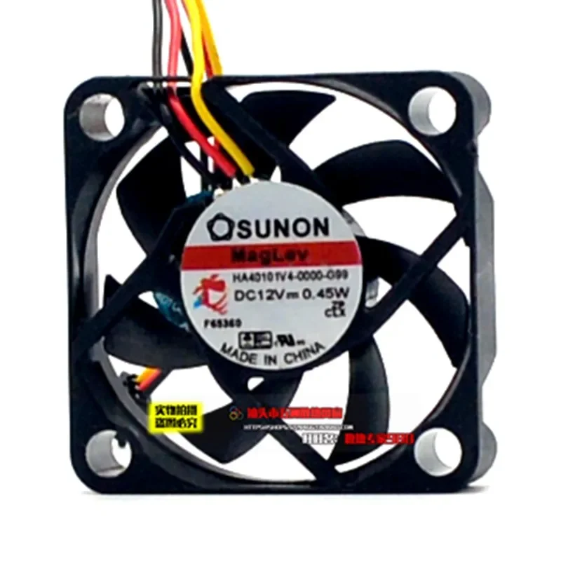 for Original Built-in 4010 12V 0.45W 4cm Ultra-Quiet Maglev Switch Fan 40x40x10MM