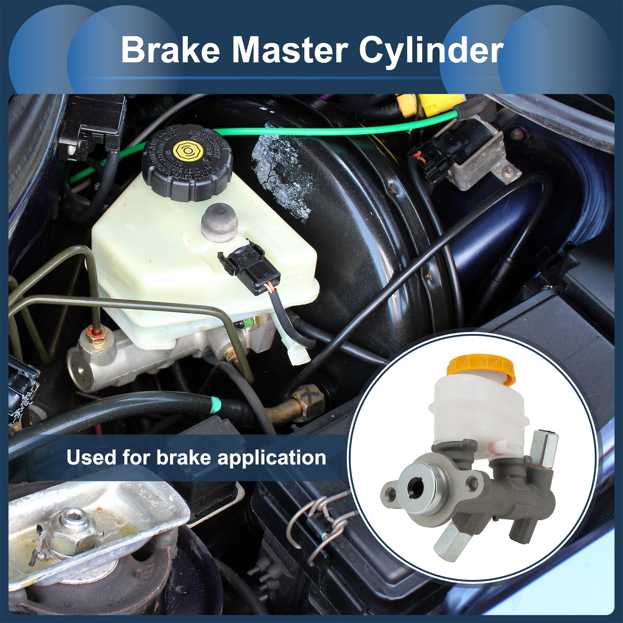 

UXCELL Brake Master Cylinder with Reservoir No.460102M100 for Nissan Sunny 1990-1994