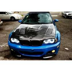 1998-2001 Carbon Fiber GTR Style E46 Bonnet Hoods Engine Hood Cover for BMW E46 Body Kits