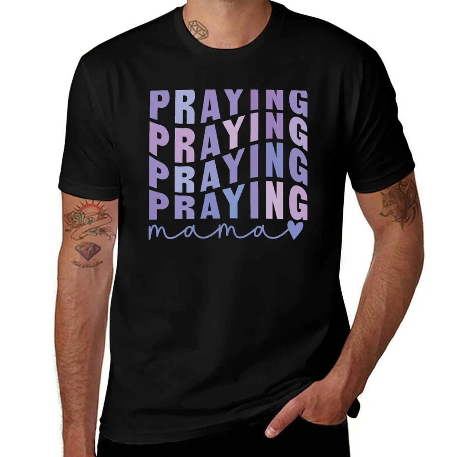 Praying Mama T-Shirt man t shirt designer T-Shirt