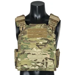 UNIONTAC di alta qualità 1000D Nylon Plate Carrier Outdoor Tactical Vest caccia protettivo regolabile a sgancio rapido MOLLE Vest