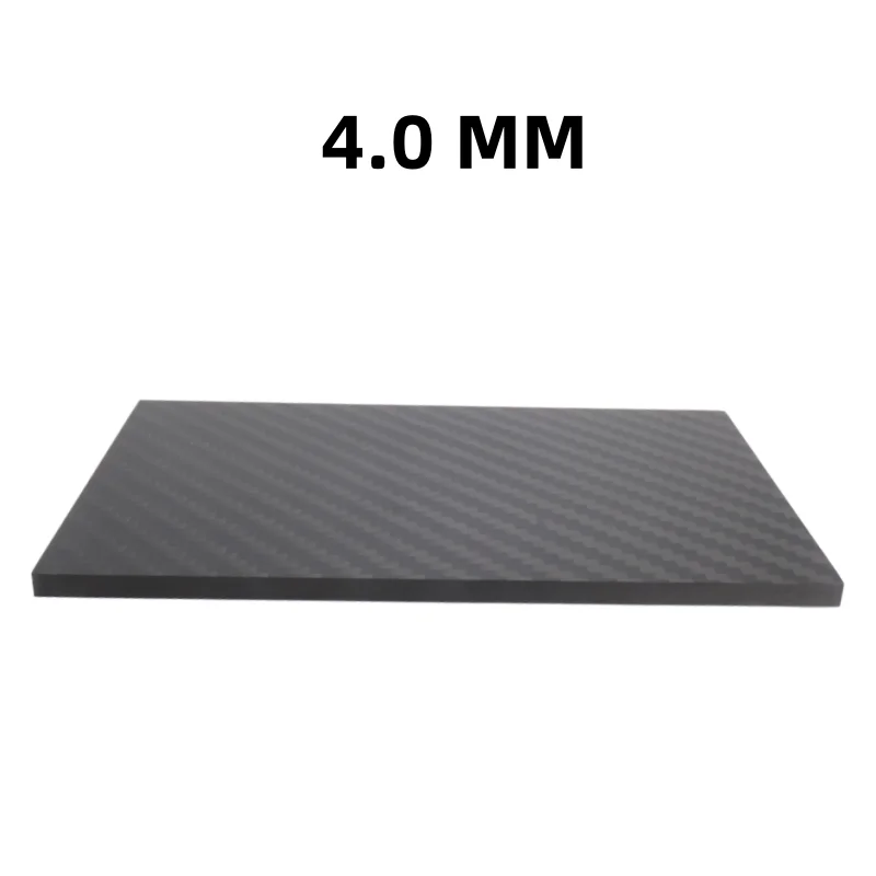 

1 PCS 125mm X 75mm Real Carbon Fiber Plate Panel Sheets 4mm thickness Composite Hardness Material