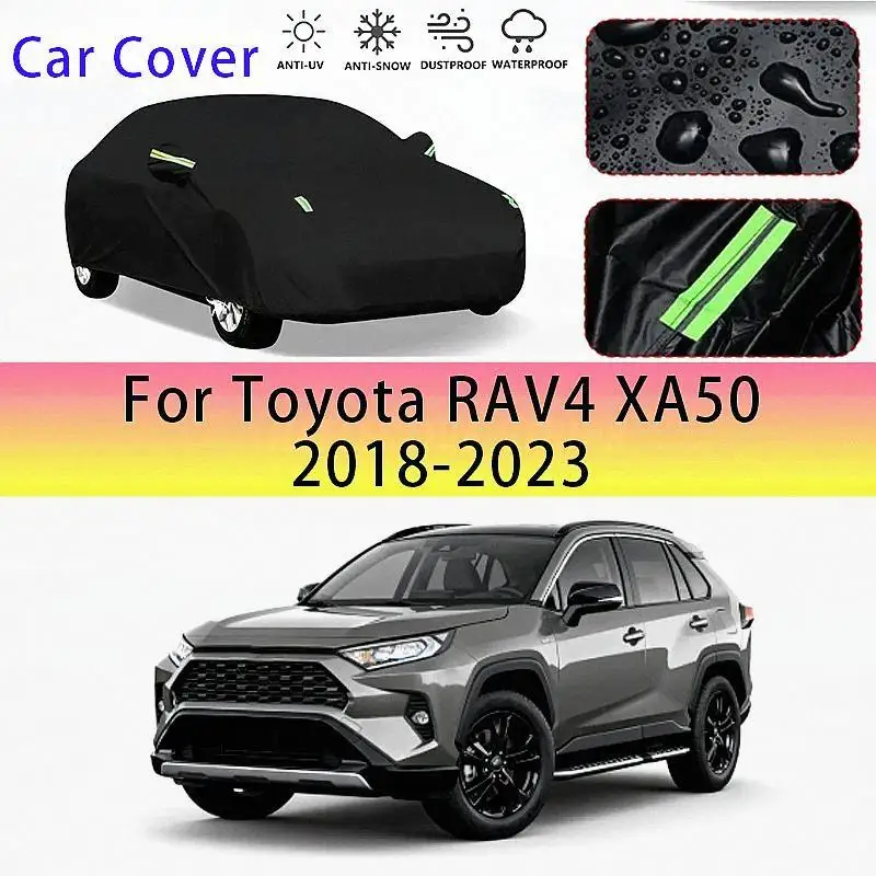 

For Outdoor Protection Snow Cover Sunshade Waterproof Dustproof for Toyota RAV4 XA50 2018 2023 Car Covers