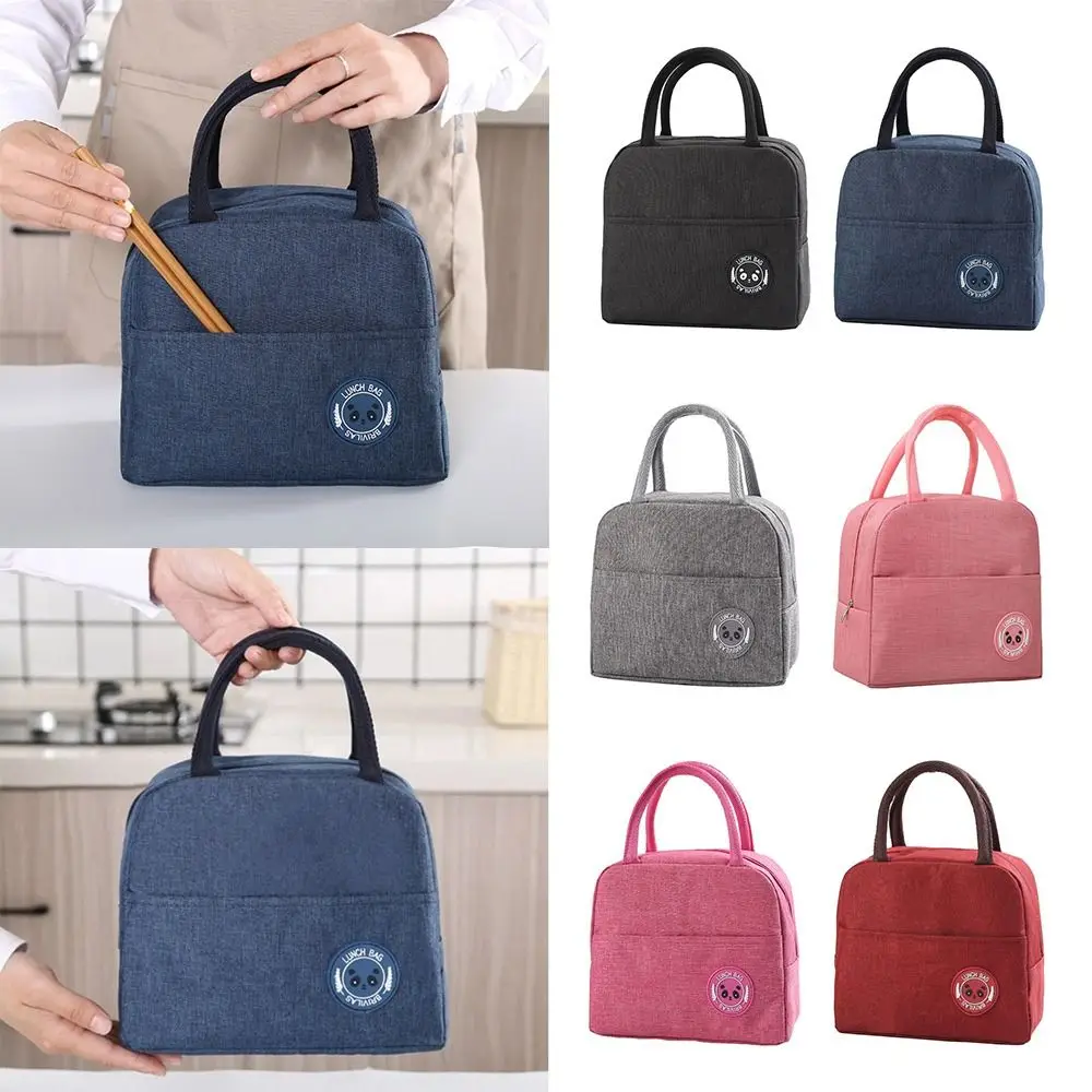Portable Large Capacity Insulated Lunch Bag Leak Proof Waterproof Thermal Lunch Box Bag Aluminum Foil Food Container School