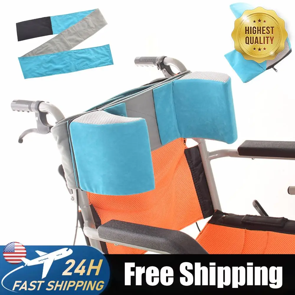 

Wheelchair Lateral Support Cushion Detachable Lateral Foam Wedge Side Guards Adjustable Wheelchair Back Support Pad for Elderly