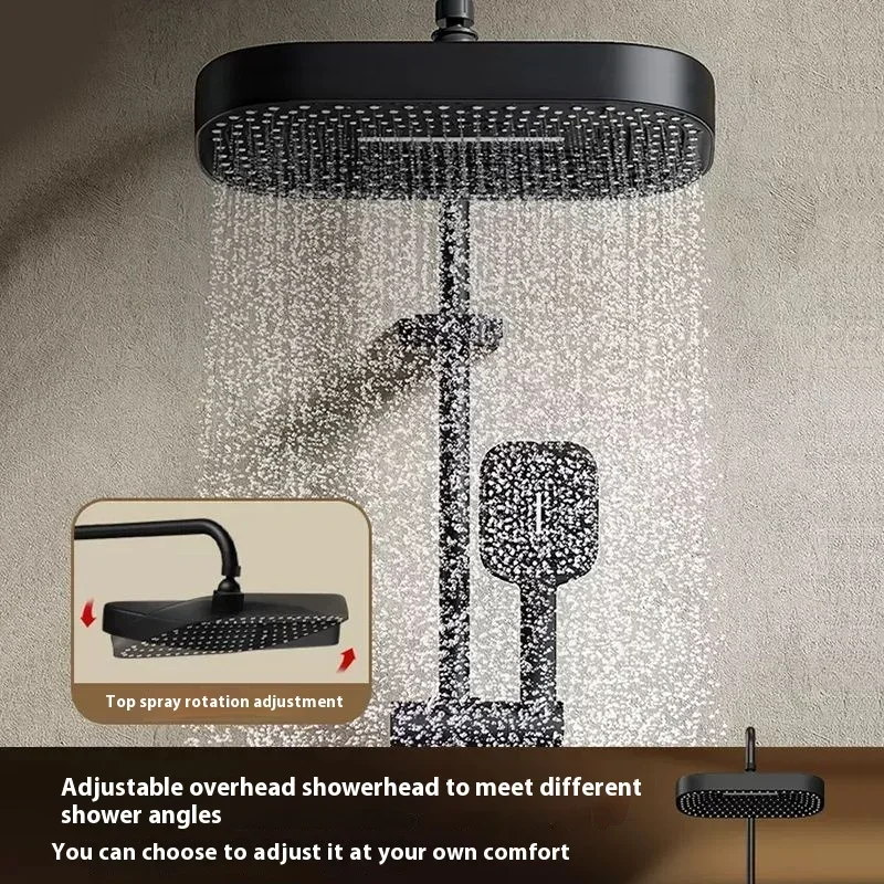 Pressurized ceiling-mounted shower head, thickened dome, large water output, for household bathroom faucet, bathing lotus head
