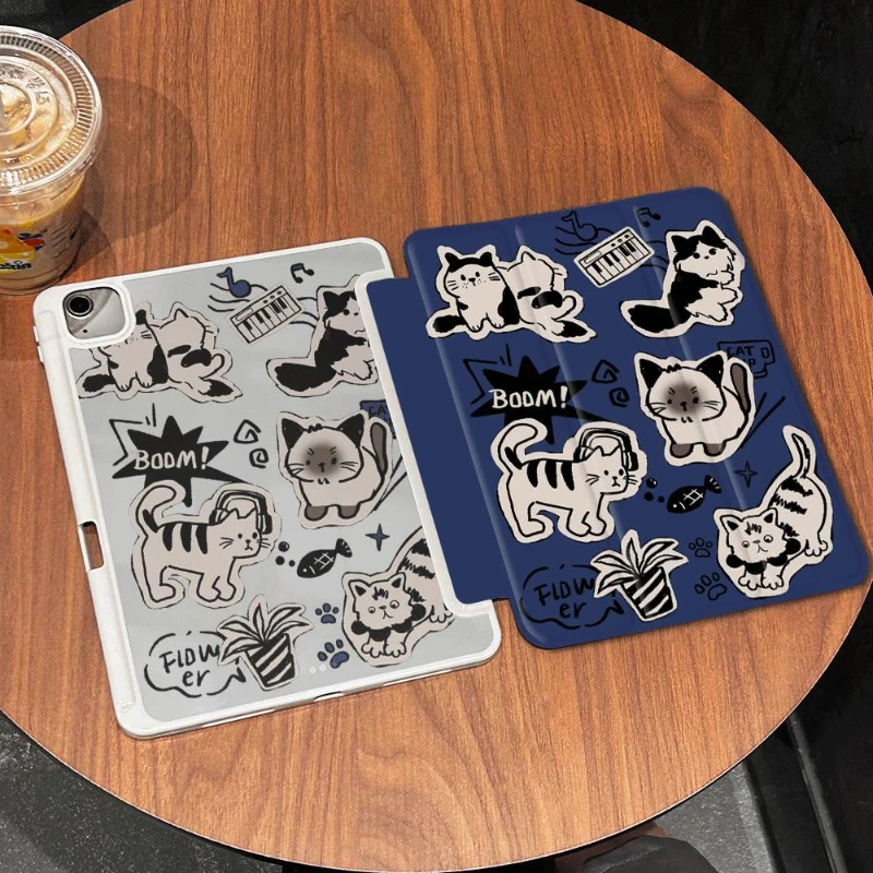 Ipad Tablet Protective Cover for Ipad 10th Generation Case Air 5th 4th 10.9 IPad 10.2 9th 8 7 Generation with Pencil Holder Case