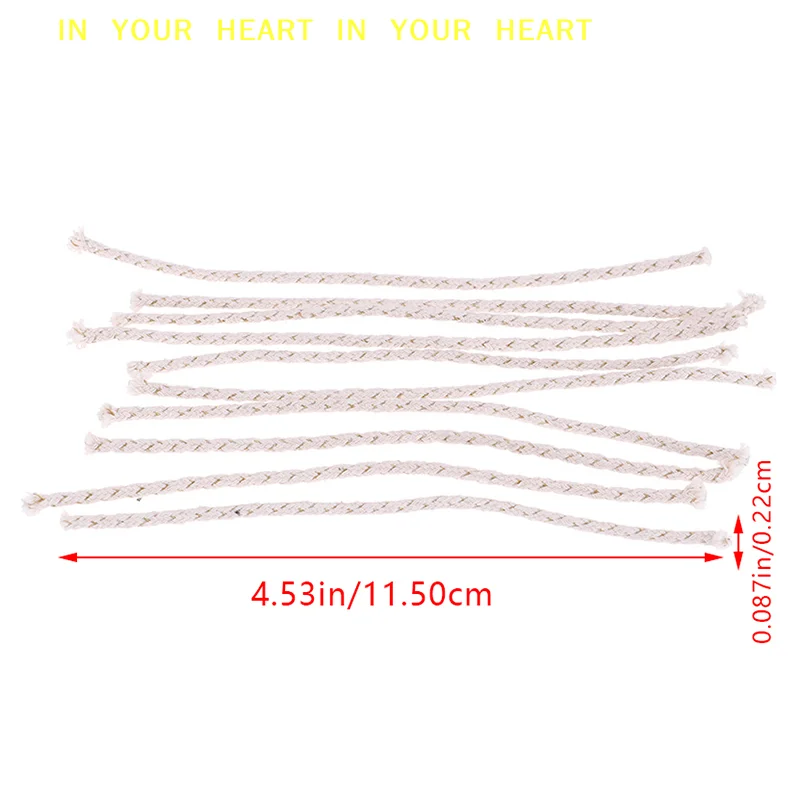 【X】10pcs Copper Wire Cotton Core Cotton Wire Lighter Cotton Core Wick Kerosene Oil Lighter Accessories