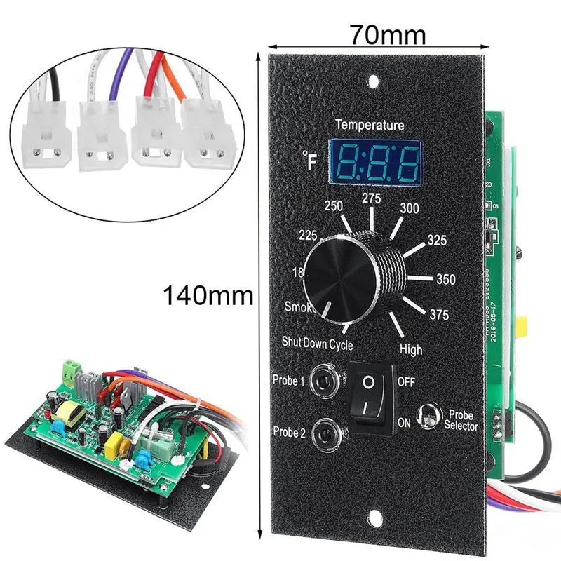

RANA Digital Controller Grills Kit with 2 Meat Probes and Temperature Sensor for Grills Accessories