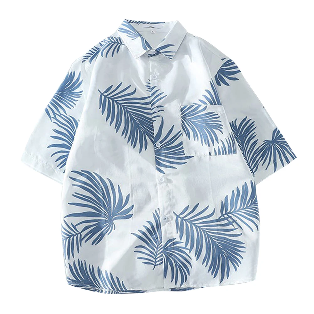 قميص شاطئ بأكمام قصيرة للرجال والنساء ، بلوزة كاجوال فضفاضة عتيقة للعطلات ، قمم للعطلات ، بيع التصفيات ، البيع بالجملة ، انخفاض الشحن