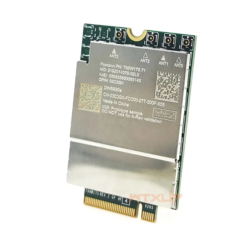 T99W175 X55 5G Module M2 WLAN card DP/N 03C3GX for Dell Precision 7760 7560 Latitude 9420 9430 9520 2in 1