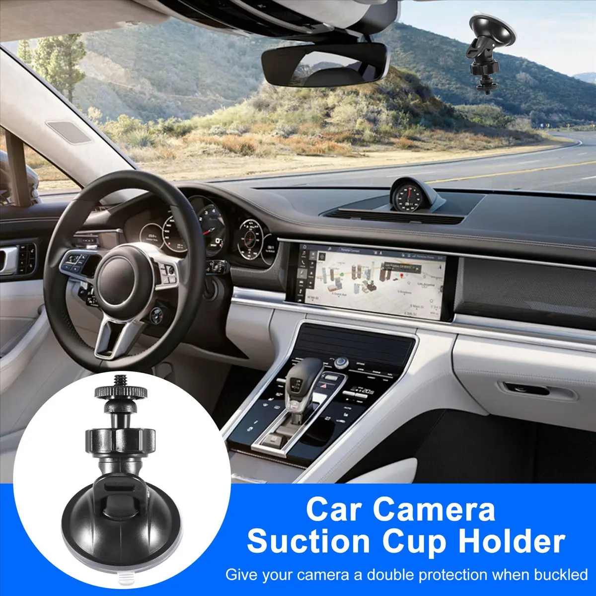 

# Best Choice Car windshield suction cup mount for Action Cam car keys camera