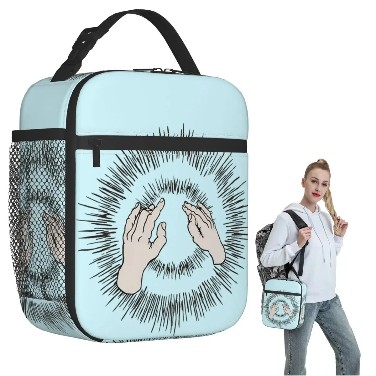 Godspeed You Black Emperor Lift Your Skinny Fists Insulated Lunch Bag Women Children Portable Food Boxes Thermal Lunch Box Tote
