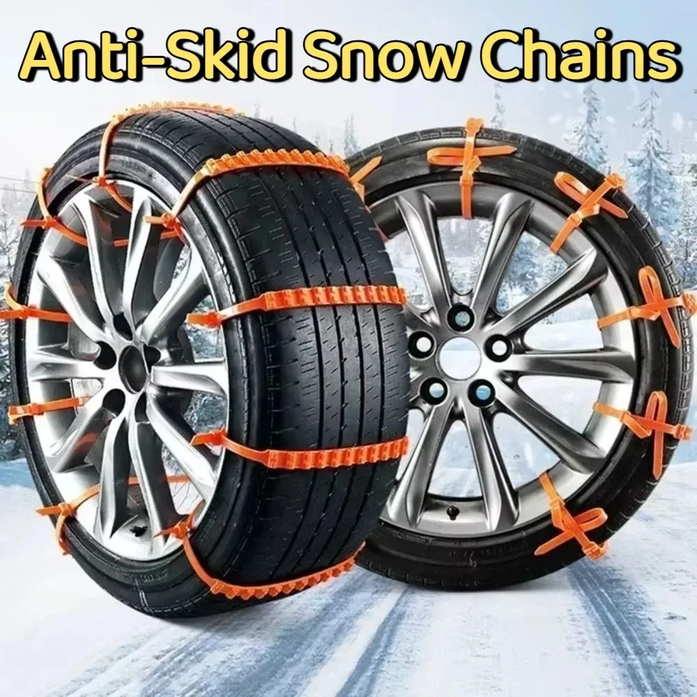 10/20Pcs Anti-Slip Anti-Skid Snow Chains Universal Corrosion Resistance Car Wheels Chain Nylon Does Not Hurt Tyre Cable Ties