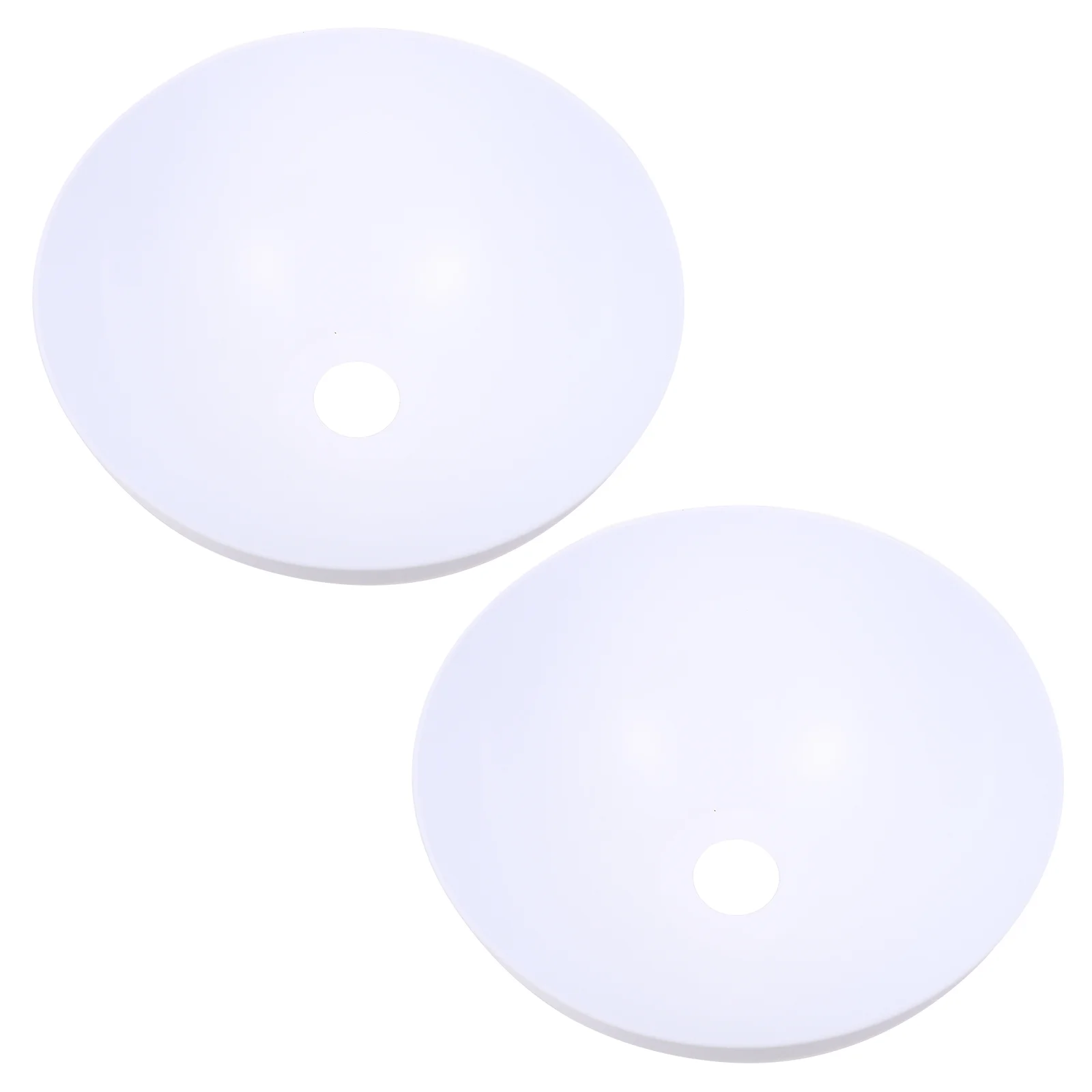 2 Pcs Small Lamp Shade Plastic Lampshade Shades for Floor Pendant Light Mushroom Shape Pp Table