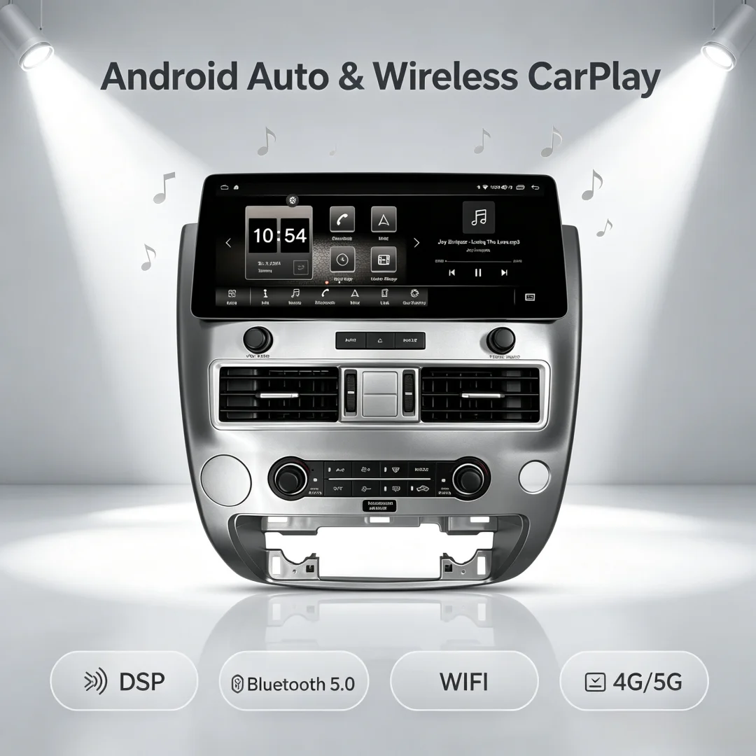 12.3inch Android Screen For Infiniti QX56 For Nissan Aramada 2008-2015 Car Multimedia Bluetooth CarPlay GPS Navi Head Unit WIFI