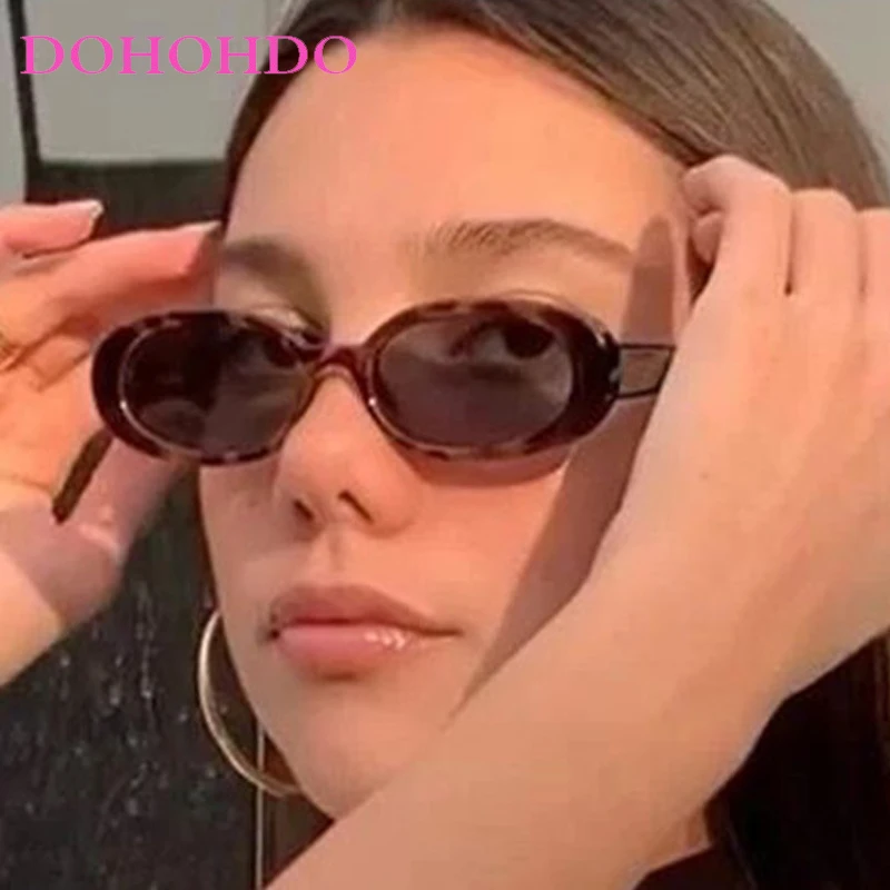 

Classic Small Frame Oval Women Sunglasses Retro Design Sunglass Men Outdoor Driving Shade Travel Classic Eyeglasses UV400 Lentes