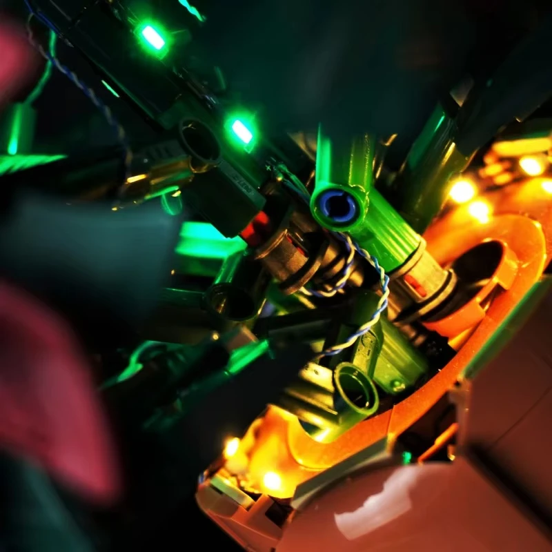 Kit de luz LED RC DIY para LEGO 10370 Poinsettia Building Brock Gift (apenas LED, sem tijolos)
