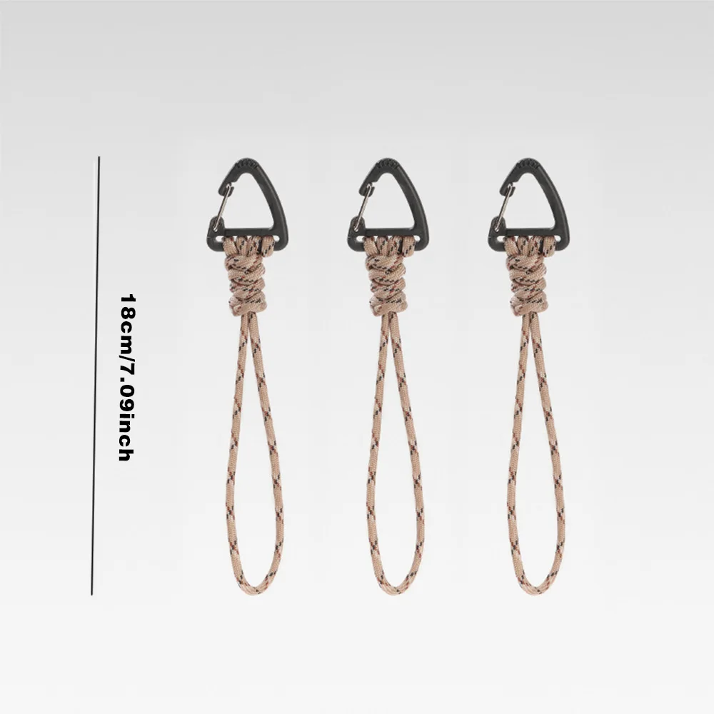 3 stücke Outdoor Schlüssel Hängen Seil Anti Verloren Handgelenk Haken Outdoor Camping Multifunktionale Hängen Schnalle Schnell Hängen Haken Schlüssel Kette