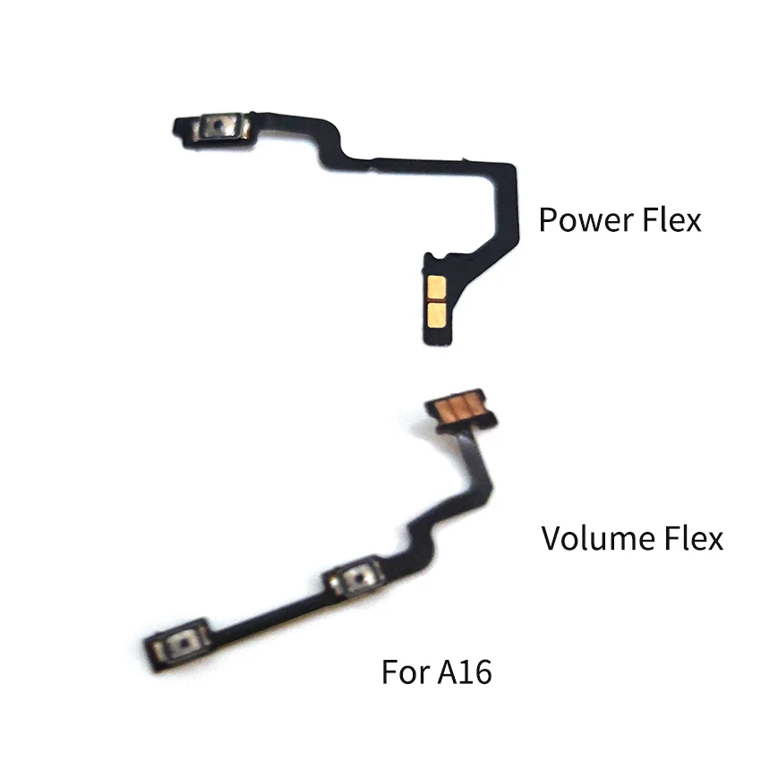 For Oppo A15 A16 A17 A16k A17k Power Volume Flex Cable Side Key Switch ON OFF Up Down Control Button Repair Parts