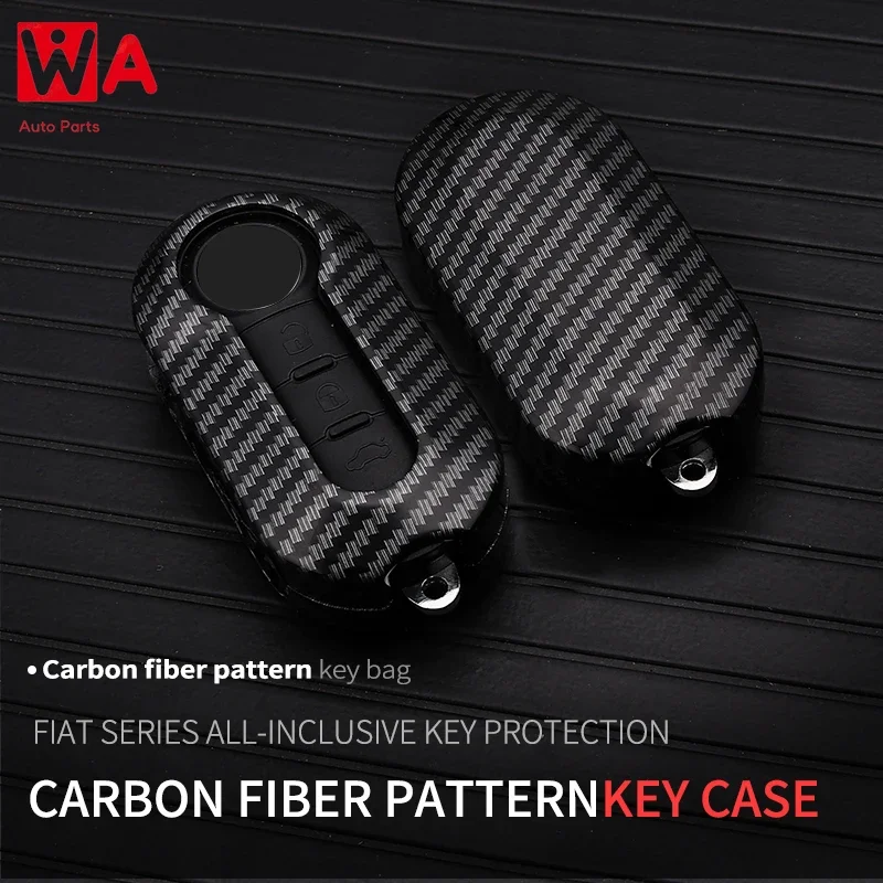 New Fashion Car Remote Key Case Bag Shell F For Fiat 500 Bravo 2011 2012 2013 High-quality Key Housing Accessories
