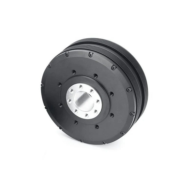 Faradyi Nieuwe Motor PM120 24V 270RPM 6N.m Dual Shaft DC Motor met Slip Ring en Encoder voor robot Arm Joint/UAV PTZ