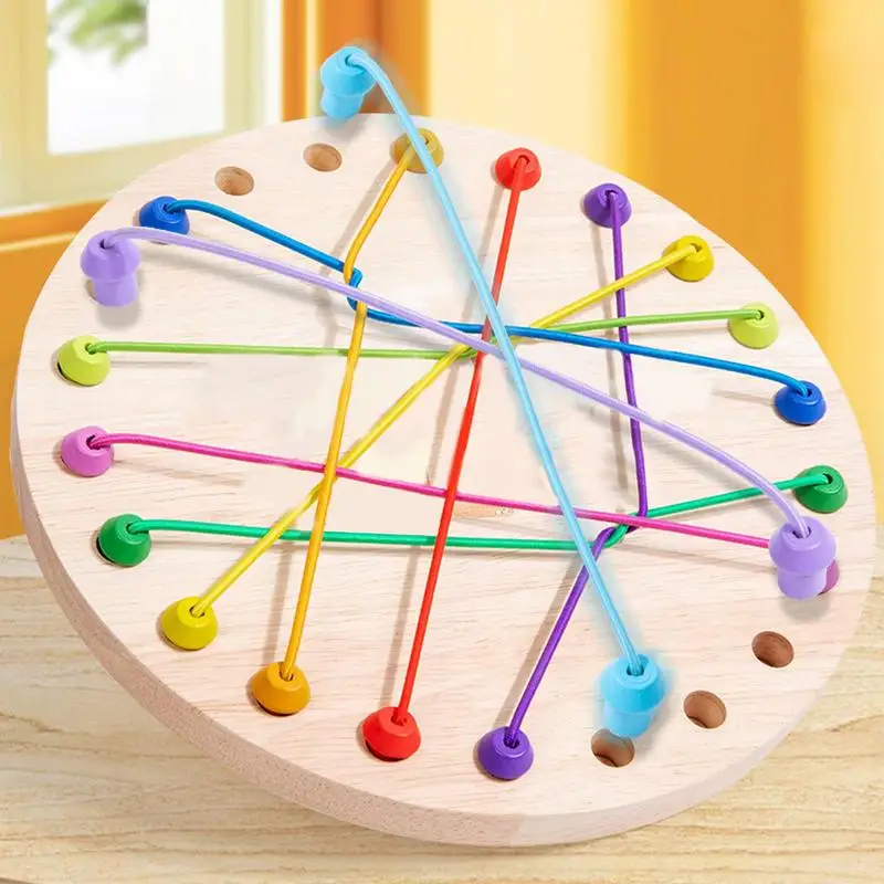 Knots Rope Untangling Game Interactive Untying Rope Challenge Strategy Board Game Educational Lacing Untangling Toy For Adults