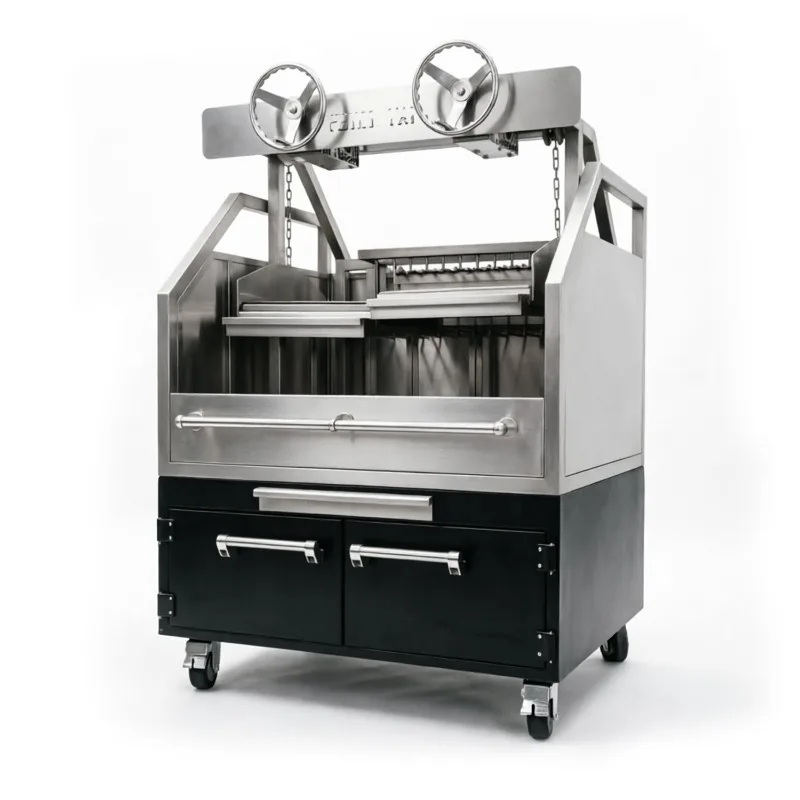 Commercial fruit charcoal oven, restaurant-specific tomahawk steak continuous serving equipment