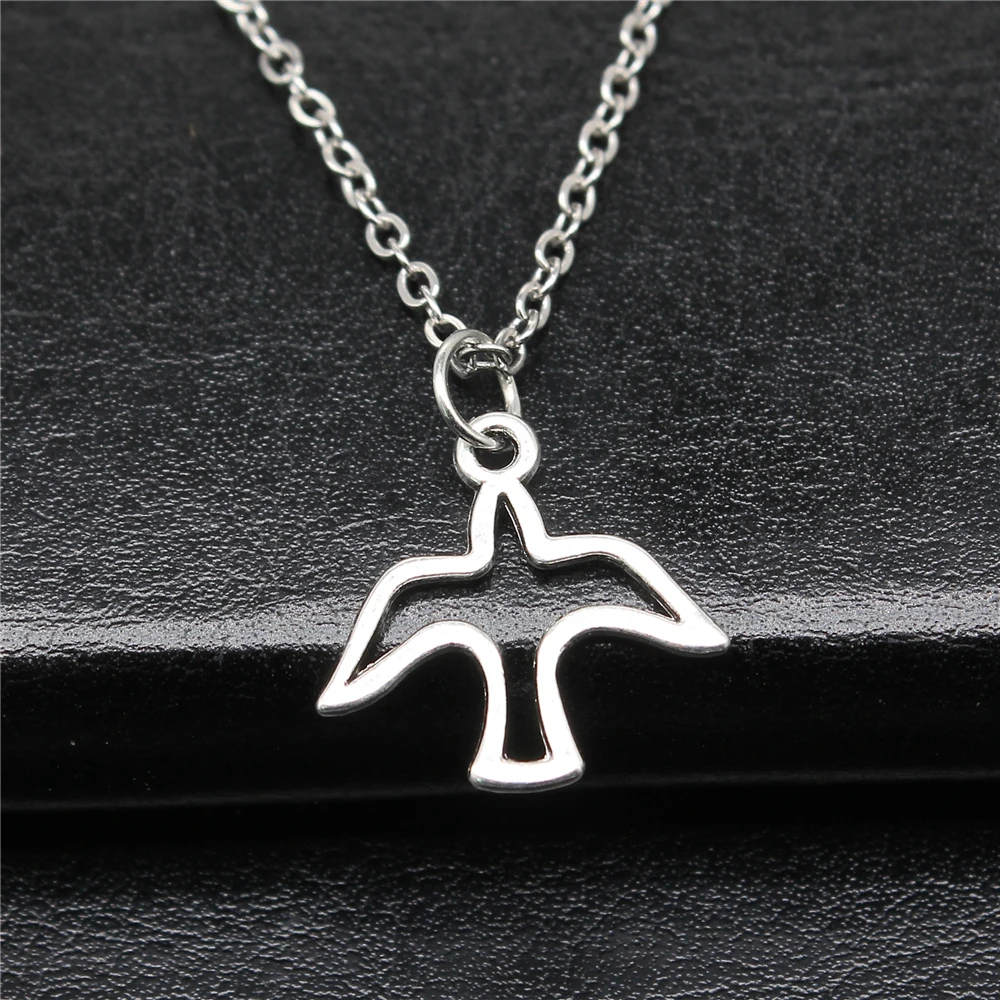 New Fashion Peace Symbol Pendants Necklace Jewelry Gift Peace Sign Peace Dove Necklace For Women