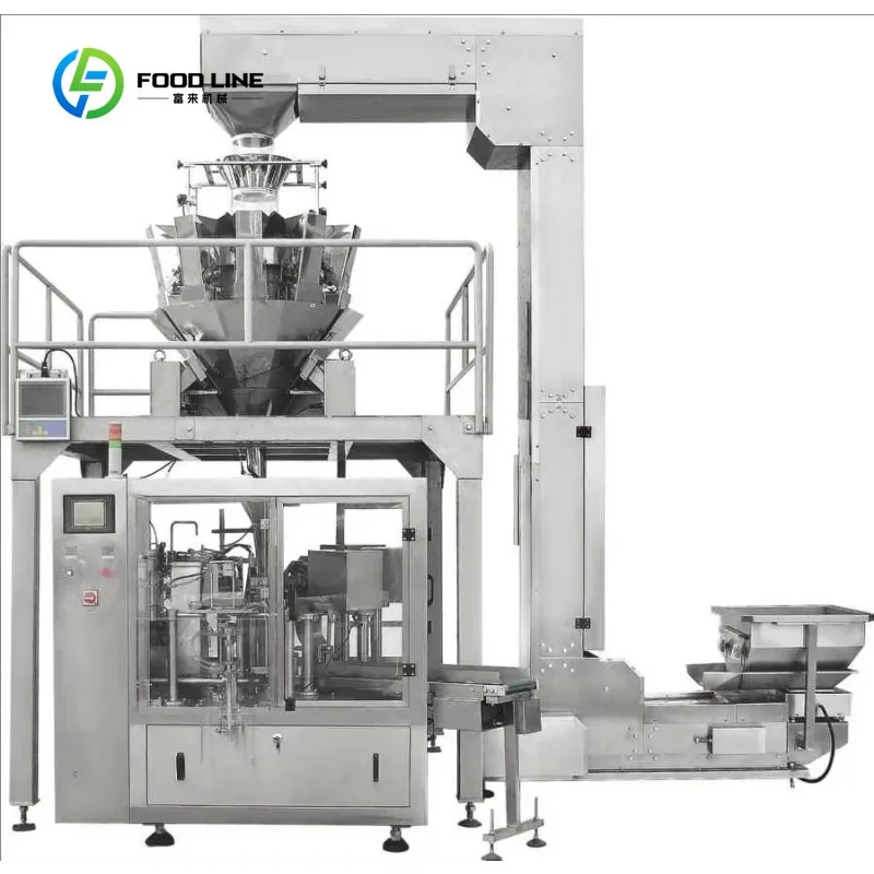 Customized Auto Vertical Stand-up Pouch Packing Machine for Granule Filling with Foil Bags Electric Driven Food & Commodity Use