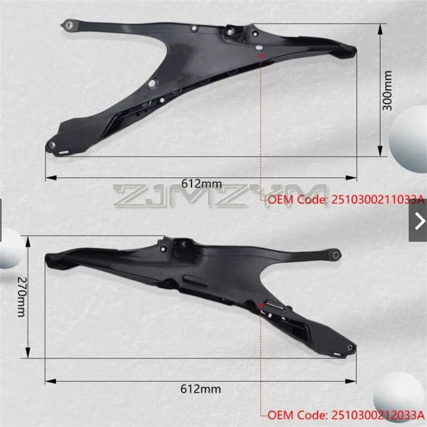 Motorcycle Off road Race Subframe Rear Seat Support Frame Tail Seat Support Frame For HUSQVARNA 2019-2022