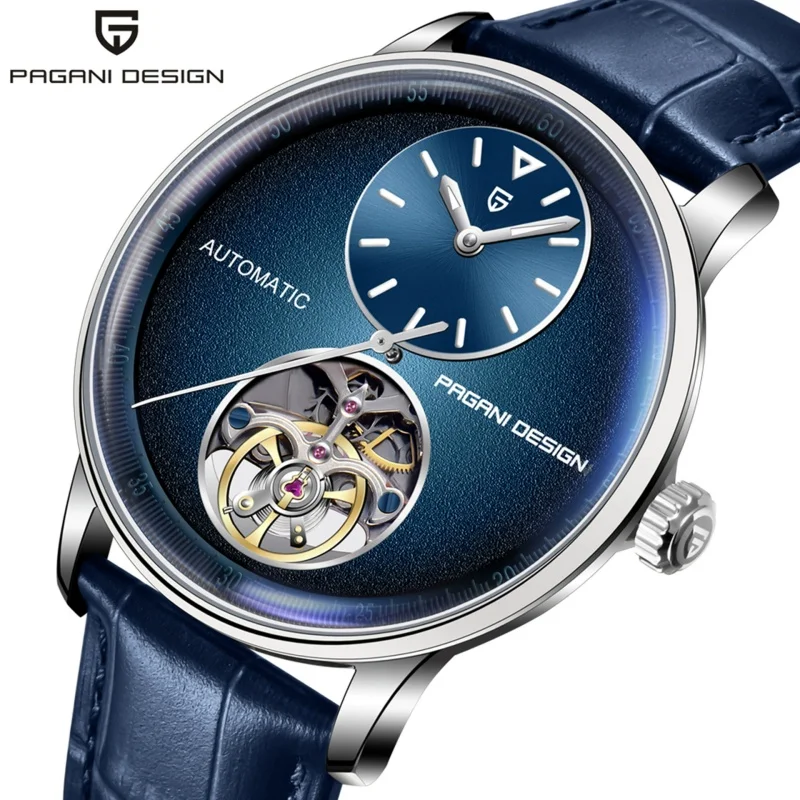 

PAGANI DESIGN 1796 модные новые 42 мм мужские автоматические механические часы 10 бар водонепроницаемый ночник полый роскошный бизнес 2025