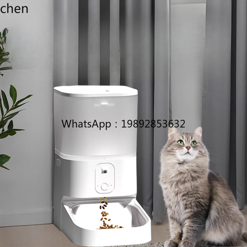 CB1   timed dosing feeder i visual interaction remote control cat and dog feeder